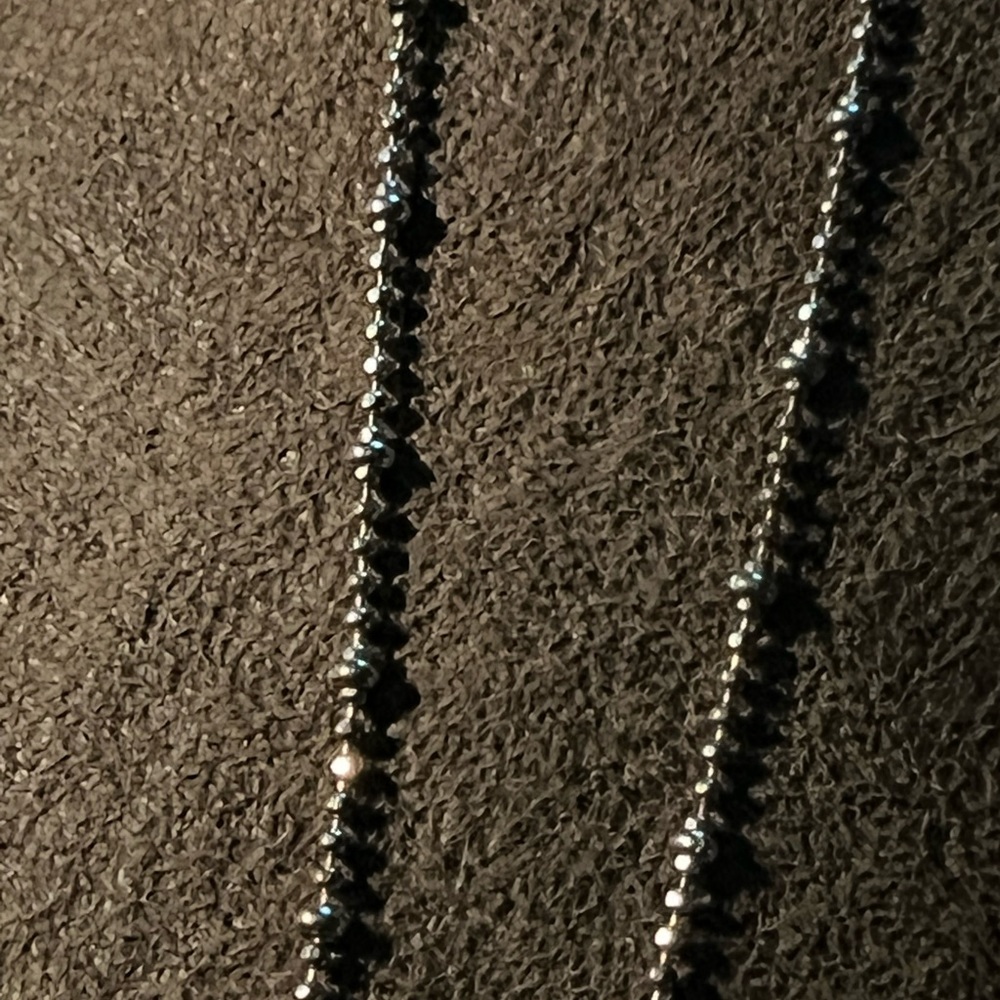 Cookie Lee Silver-Tone Filigree Cross Necklace with Clear Crystals - Picture 5 of 9